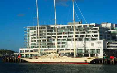 Athena (90m, Royal Huisman 2004), three-masted gaff schooner